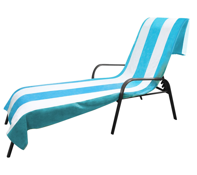 Superior Cotton Standard Size Cabana Stripe Louge Chair Cover — View 17