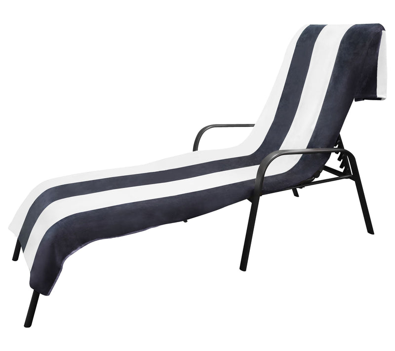 Superior Cotton Standard Size Cabana Stripe Louge Chair Cover — View 9