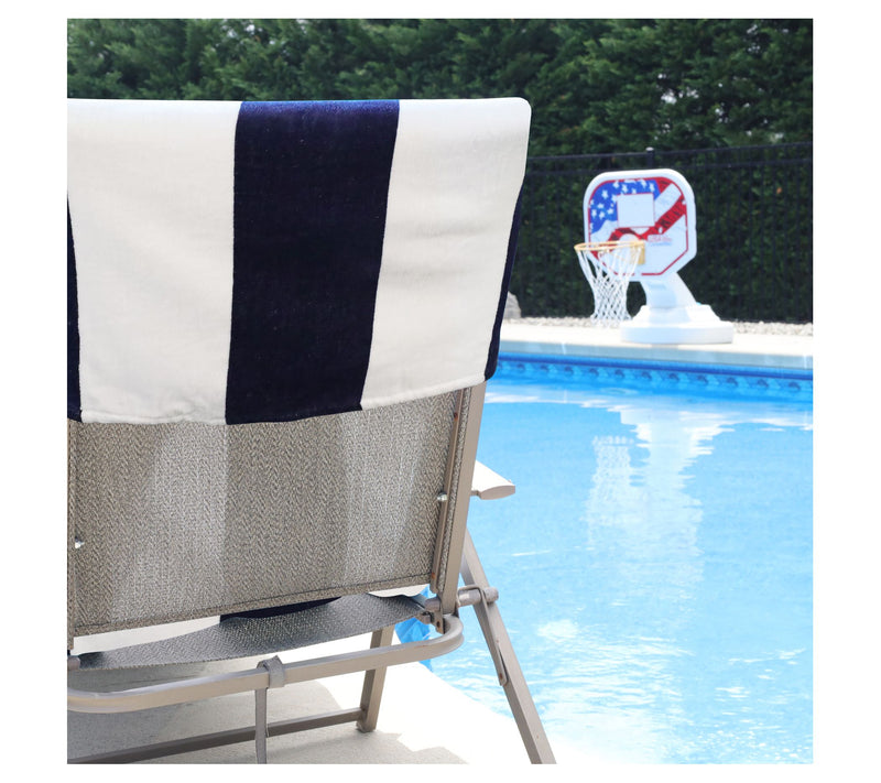 Superior Cotton Standard Size Cabana Stripe Louge Chair Cover — View 22