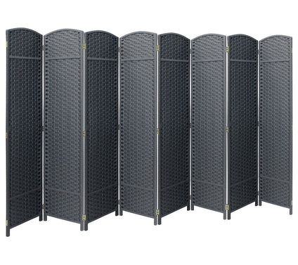 Sorbus Foldable 8-panel Room Dividing Wall Partition