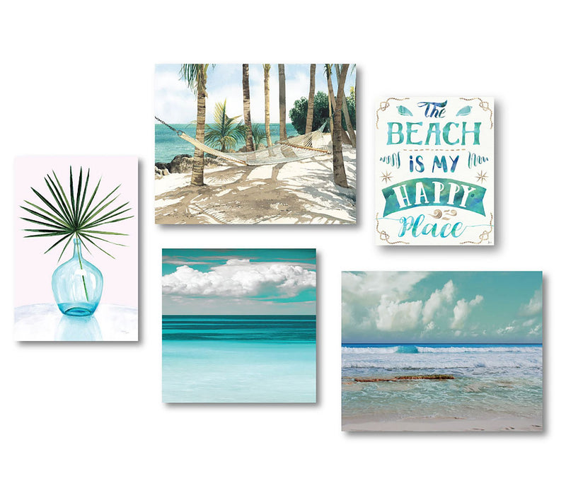 Courtside Market Tropical Tranquility 5-Piece Canvas Set — Main view