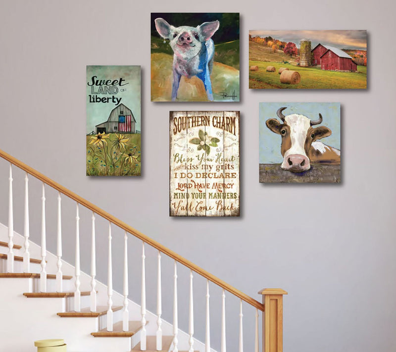 Courtside Market Farm House Finds II 5-Piece Canvas Set — Main view