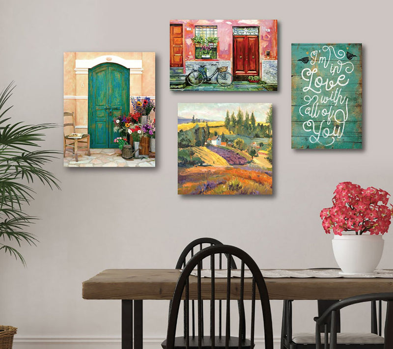 Courtside Market Tuscan Sun 4-Piece Canvas Set — View 4
