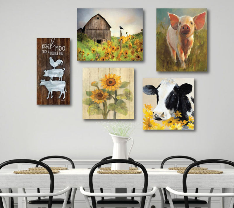 Courtside Market Farm & Sunflower 5-Piece Canvas Set — View 3