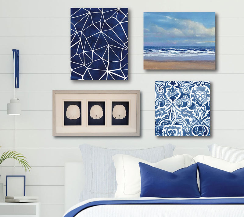 Courtside Market Blue Sky 4 Piece Canvas Set — Main view