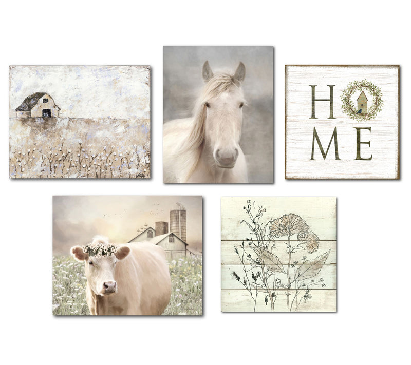 Courtside Market Clam Farmhouse II 5-Piece Canvas Set — View 3