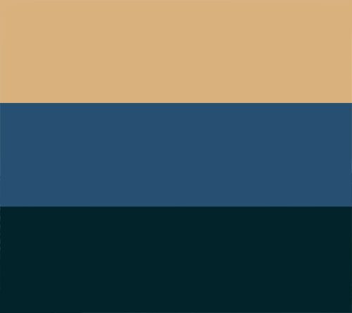 Courtside Market Blue & Gold 3-Piece Canvas Set — View 2