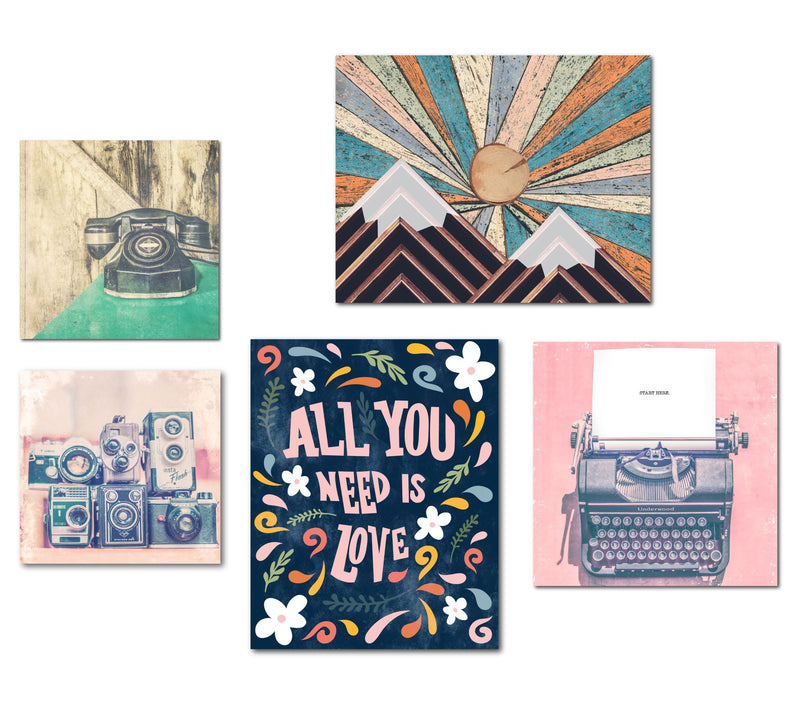 Courtside Market Sassy Type 5 Piece Canvas Set — Main view