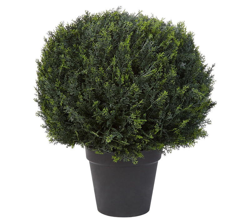 Nature Spring 23" Faux Cypress Topiary Ball — Main view