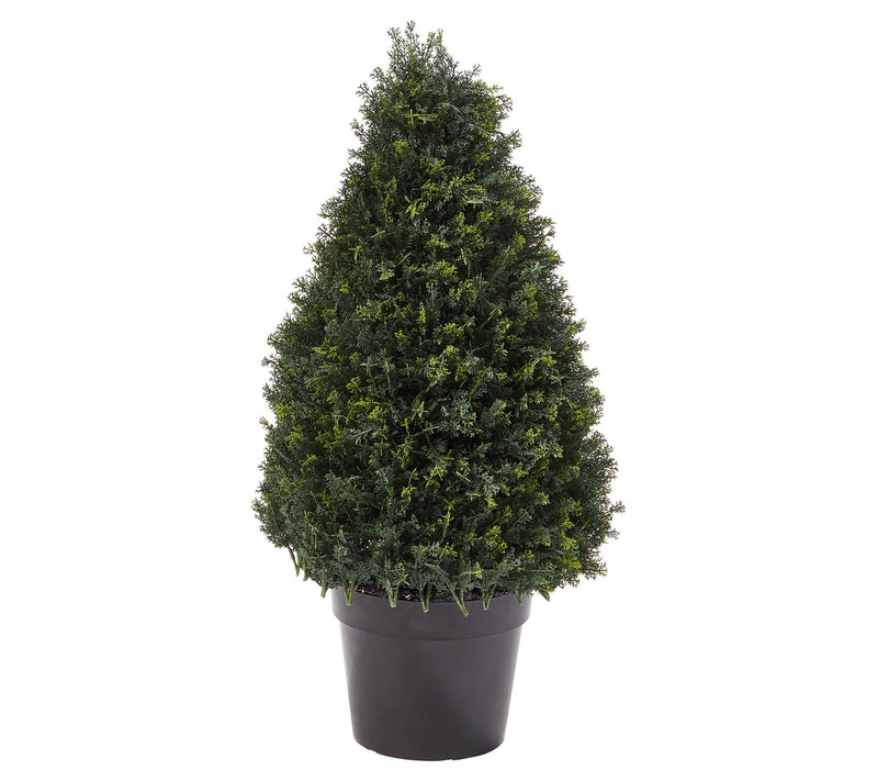 Artificial Cypress Topiary-Tower Style Faux Plant — Main view