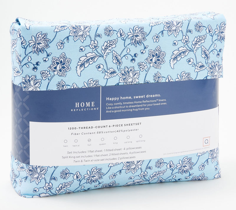 Home Reflections Blend Sheet Set w/ Extra Cases — View 20