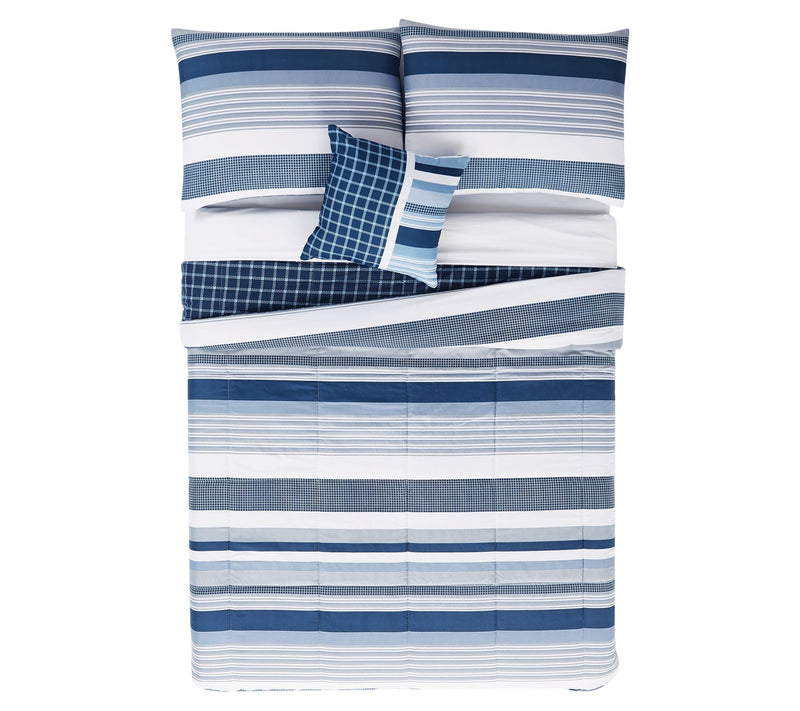 My World Mason Stripe Twin Comforter Set — View 4