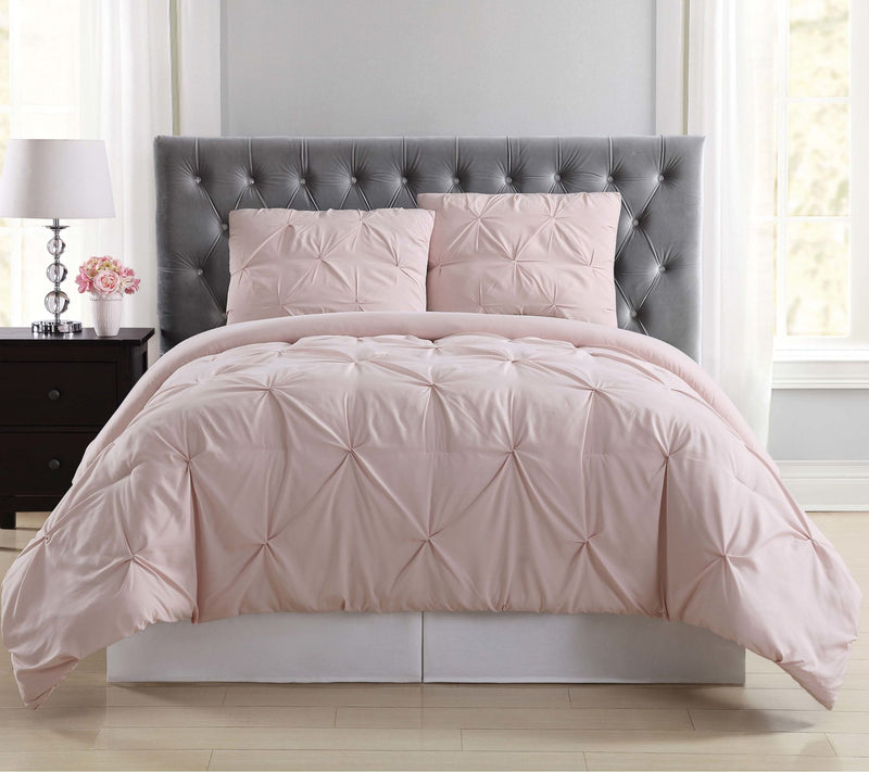Truly Soft Pleated King Comforter Set — View 3