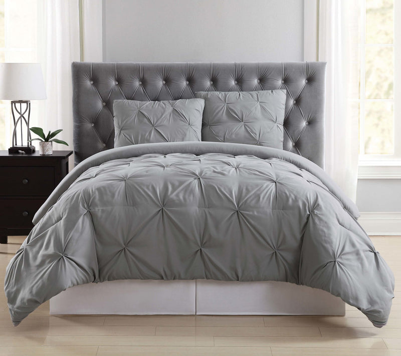 Truly Soft Pleated King Comforter Set — View 6