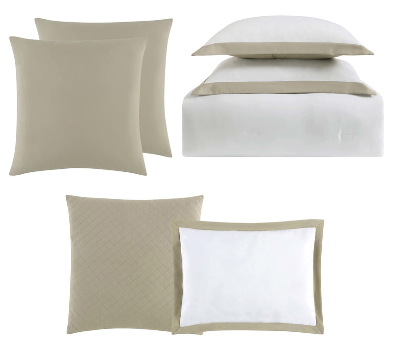 Truly Soft Everyday Hotel Border Full/Queen Comforter Set — View 14