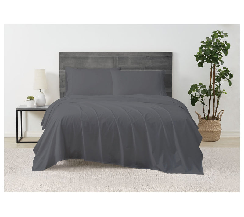 Cannon Solid Percale 4-Piece King Sheet Set — View 12