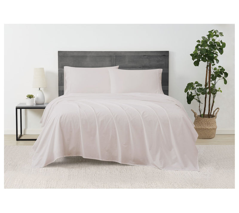 Cannon Solid Percale 4-Piece Full Sheet Set — View 3