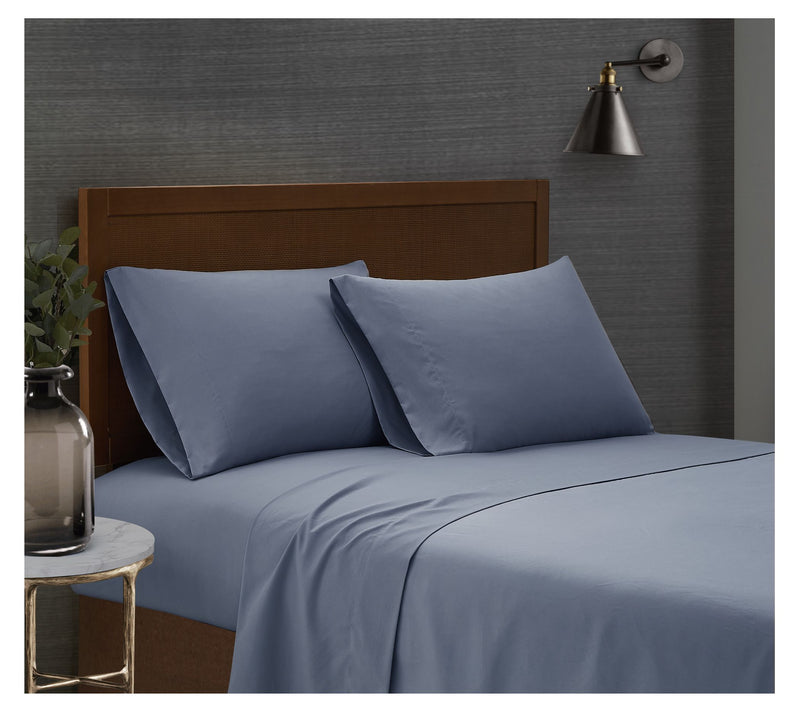 London Fog Garment Wash Solid Twin XL 3-Piece Sheet Set — View 13