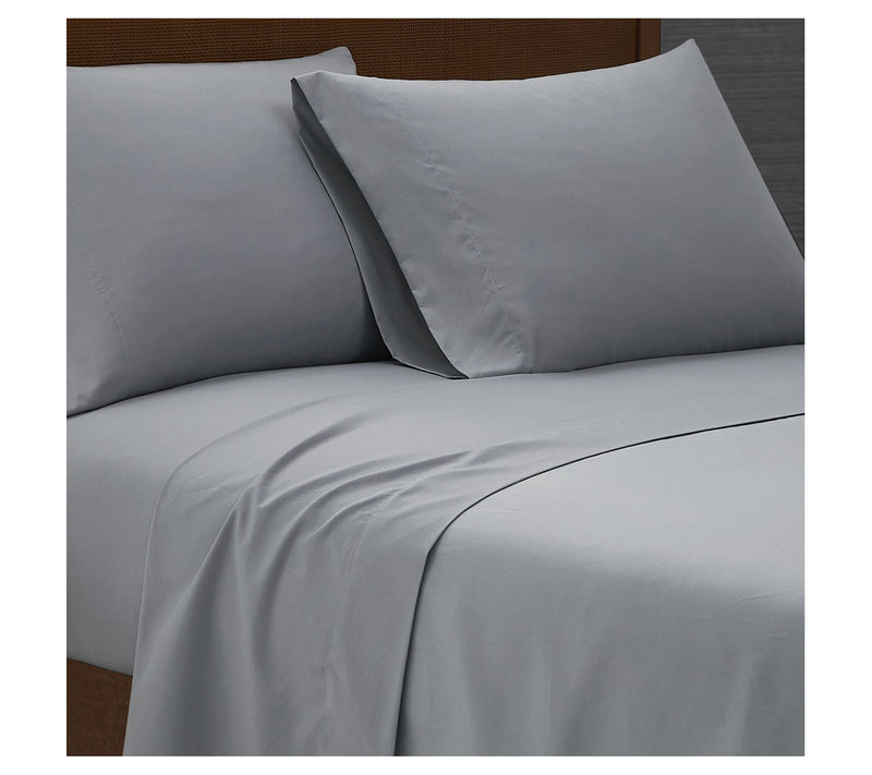 London Fog Garment Wash Solid Split King 5-Piece Sheet Set — View 12