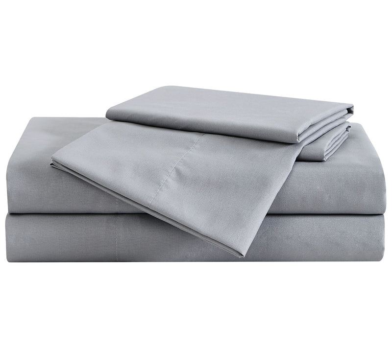 London Fog Garment Wash Solid Split King 5-Piece Sheet Set — View 14