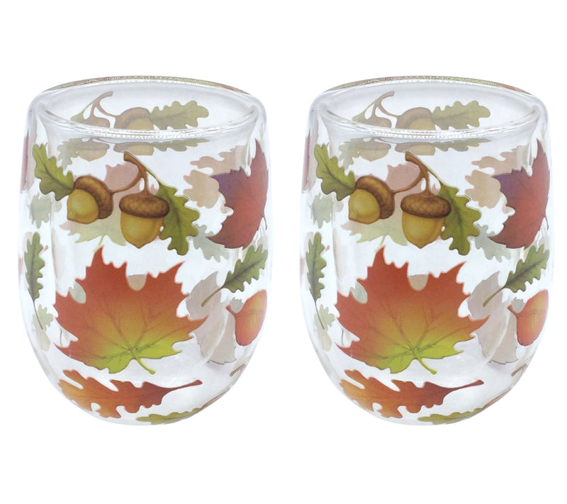 Temp-tations Seasonal Set of 2 Double Wall Glasses — Main view