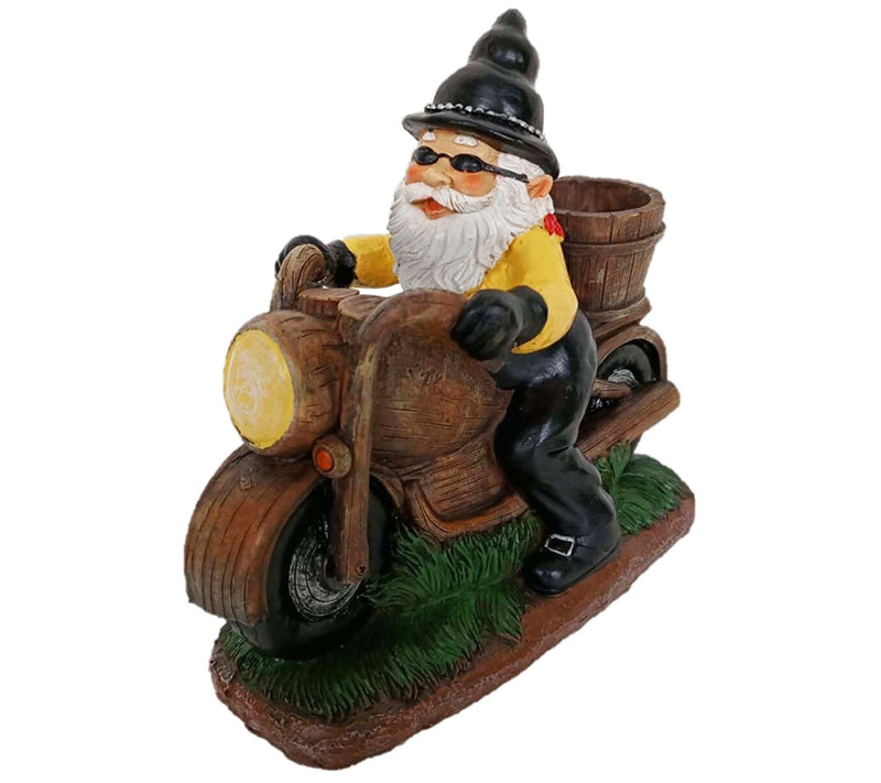 SWI Garden 8" Motorcycle Gnome — Main view