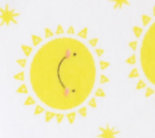 Hello Spud Sunshine Yellow Fitted Crib Sheet — View 2