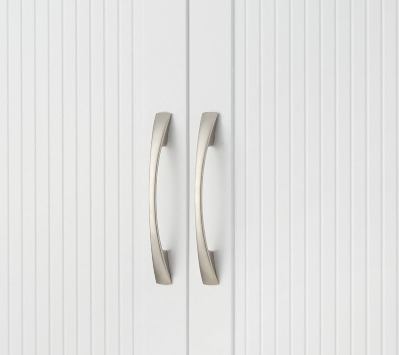Newport Contemporary Wooden Wall-Mount Cabinet,White — View 6