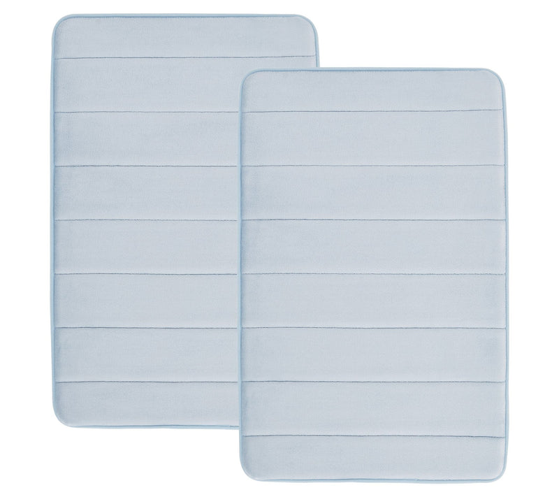 Truly Soft Solid Memory Foam Set of 2 (20x32) Bath Rug — View 3