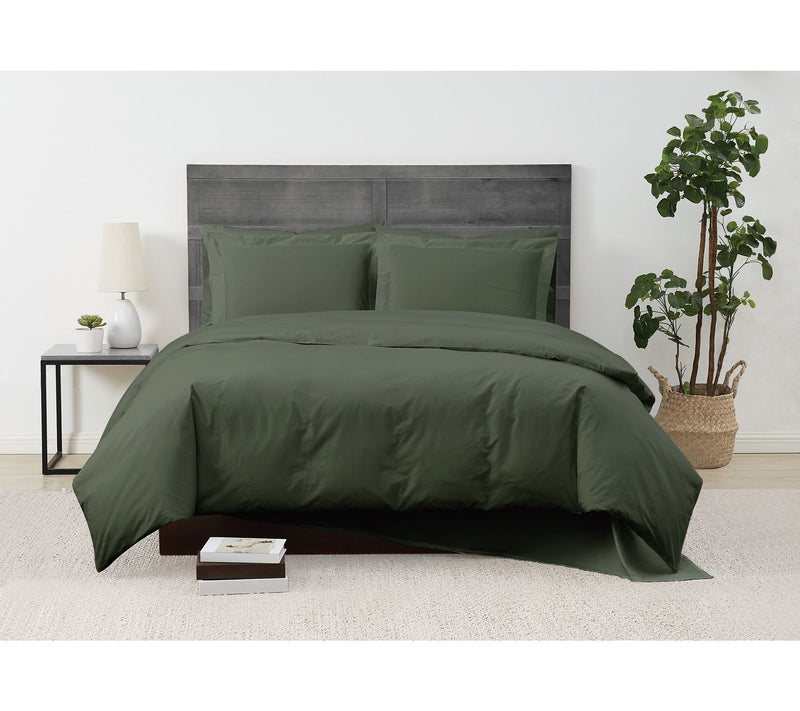Cannon Solid Percale 3-Piece Full/Queen Duvet Set — View 5