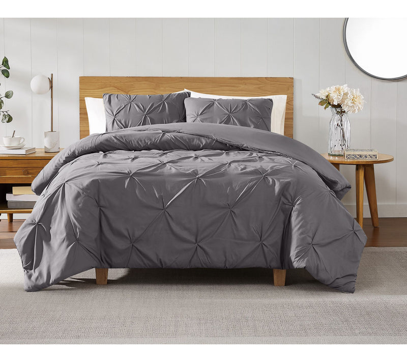 Truly Soft Pleated King Duvet Set — View 7