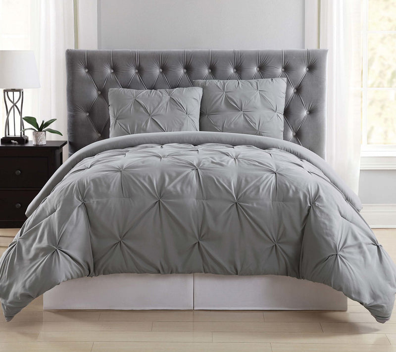 Truly Soft Pleated Twin XL Duvet Set — View 5