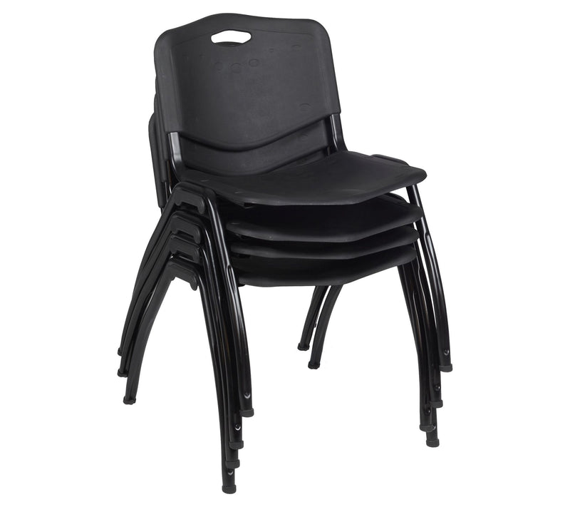 'M' Stack Chair, 4-Pack — View 3