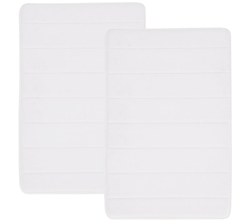 Truly Soft Solid Memory Foam 17" x 24" Bath RugSet of 2 — View 11