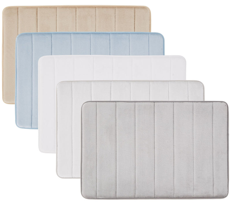 Truly Soft Solid Memory Foam Set of 2 Bath Rug — View 14