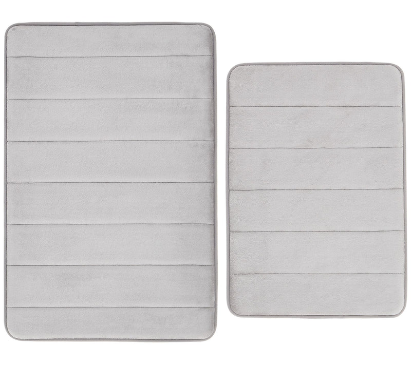 Truly Soft Solid Memory Foam Set of 2 Bath Rug — View 3