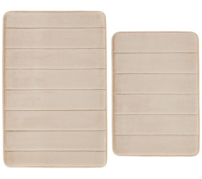 Truly Soft Solid Memory Foam Set of 2 Bath Rug — View 9