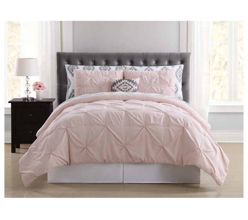 Truly Soft Pueblo Pleated Full Bed in a Bag — View 3