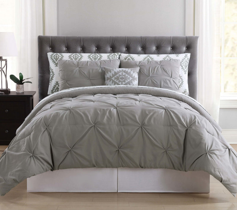 Truly Soft Pueblo Pleated Full Bed in a Bag — View 5