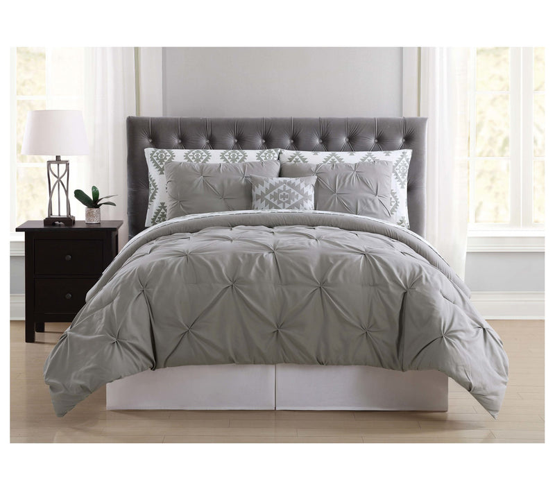 Truly Soft Pueblo Pleated Queen Bed in a Bag — View 5