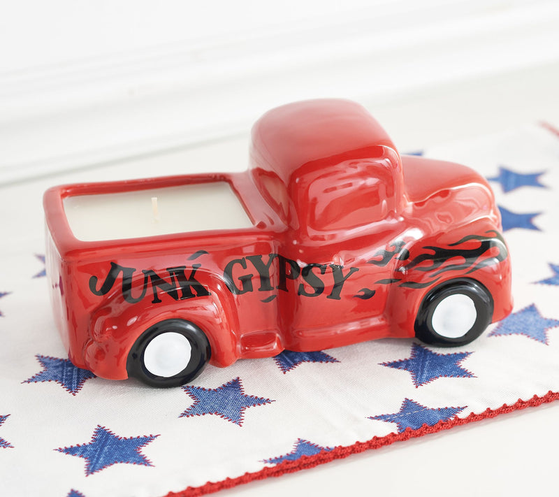 Sister Road by JG 9oz Ceramic Vintage Truck Candle — View 5