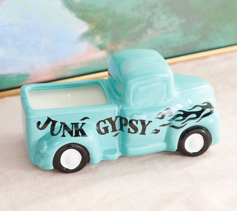 Sister Road by JG 9oz Ceramic Vintage Truck Candle — View 7