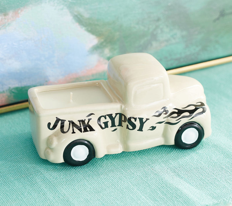 Sister Road by JG 9oz Ceramic Vintage Truck Candle — View 9