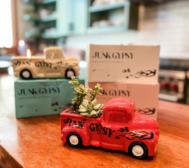 Sister Road by JG 9oz Ceramic Vintage Truck Candle — View 15