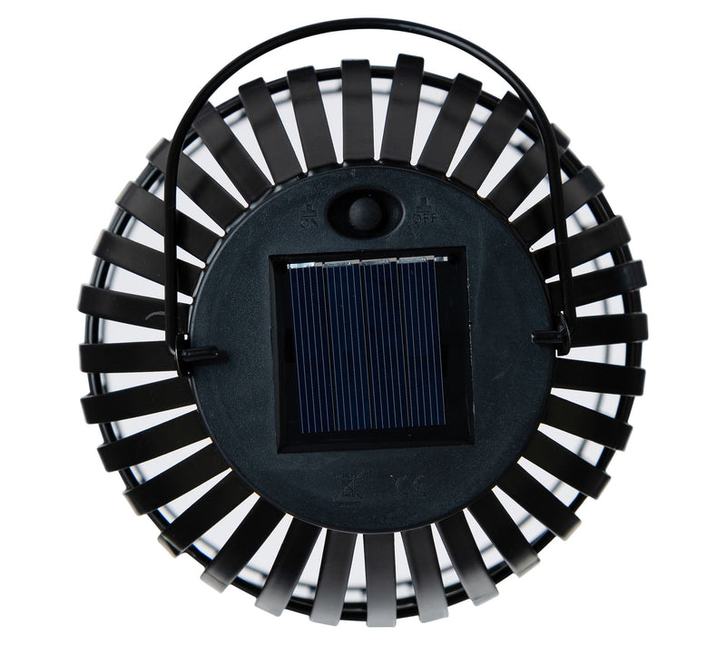 Glitzhome Metal Lattice Solar Powered Outdoor Hanging Lantern — View 13