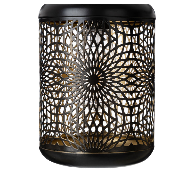 Glitzhome Metal Cutout Solar Powered Outdoor Ha nging Lantern — View 11