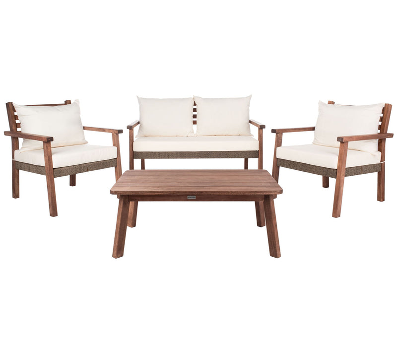 Safavieh Reid 4-Piece Outdoor Living Set — Main view
