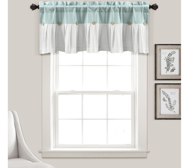 Linen Button Valance 52X18 2" Header — Main view
