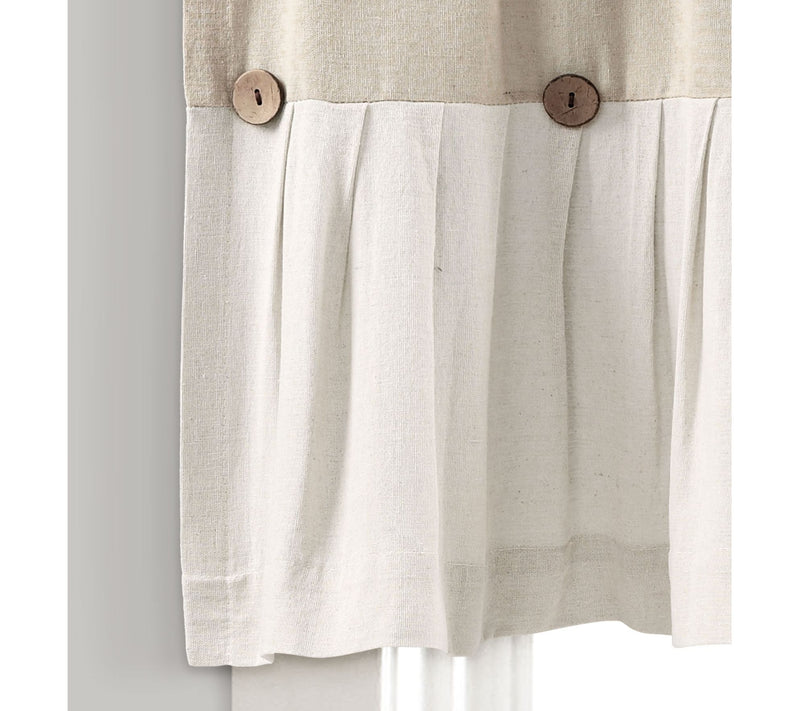 Linen Button Valance 52X18 2" Header — View 17