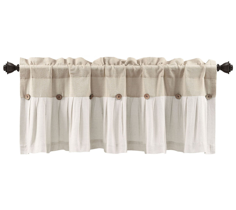 Linen Button Valance 52X18 2" Header — View 14